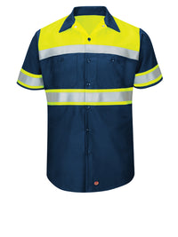 Men's Short Sleeve Type O WoShirt Navy - SY80YN - Navy