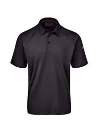 Men's Pocketless Cooling Stretch Jersey Polo - TCM2 - Black