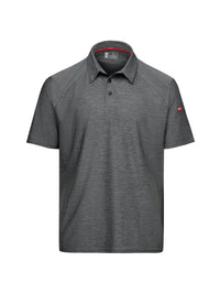 Men's Pocketless Cooling Stretch Jersey Polo - TCM2 - Grey Heather