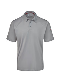 Men's Pocketless Cooling Stretch Jersey Polo - TCM2 - Gravel