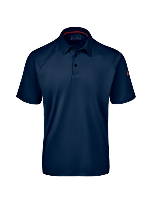 Men's Pocketless Cooling Stretch Jersey Polo - TCM2 - Navy