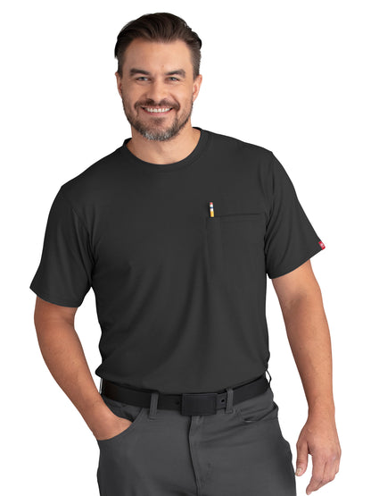 Men's 1-Pocket Cooling Short Sleeve T-Shirt - TKM2 - Black