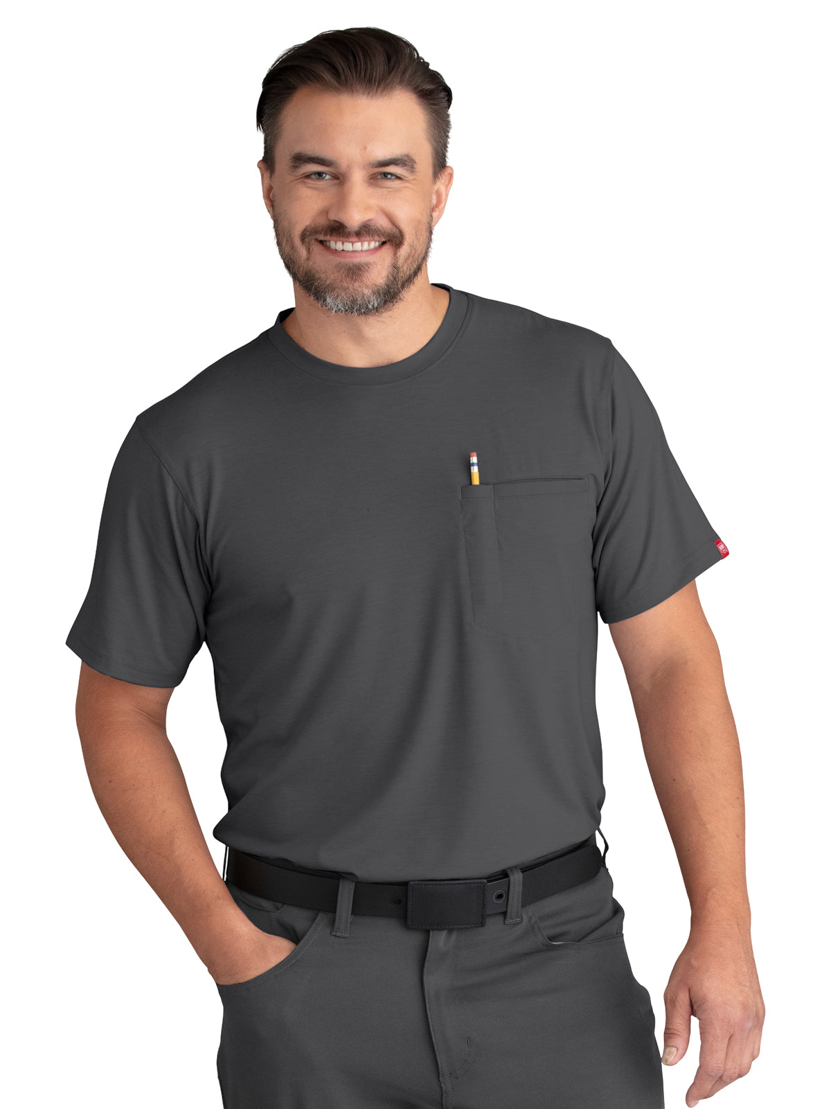 Men's 1-Pocket Cooling Short Sleeve T-Shirt - TKM2 - Carbon