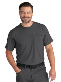 Men's 1-Pocket Cooling Short Sleeve T-Shirt - TKM2 - Carbon