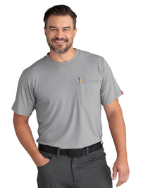 Men's 1-Pocket Cooling Short Sleeve T-Shirt - TKM2 - Gravel