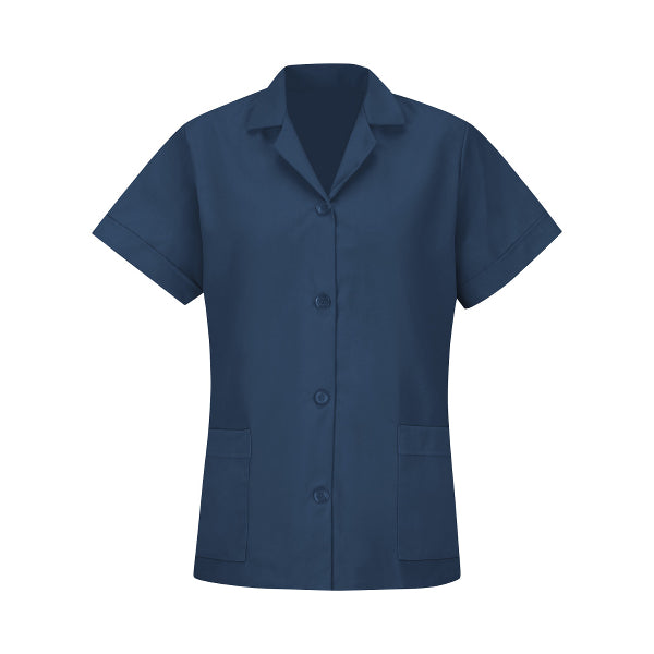 Women's Short-Sleeve Loose Fit Smock - TP23 - Navy