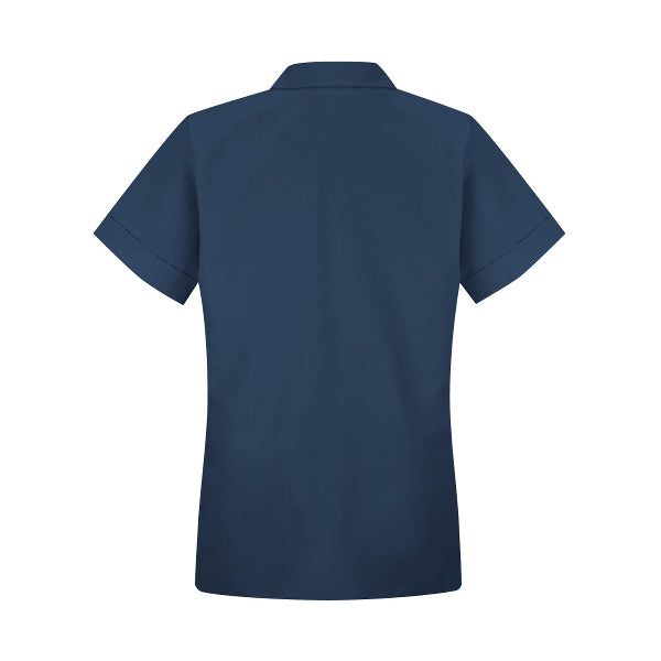 Women's Short-Sleeve Loose Fit Smock - TP23 - Navy