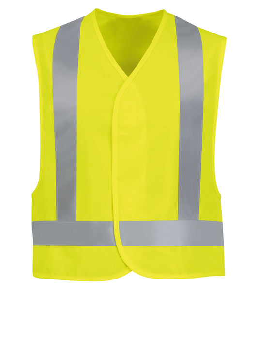 Unisex Hi-Visibility Safety Vest - VYV6 - Fluorescent Yellow/Green