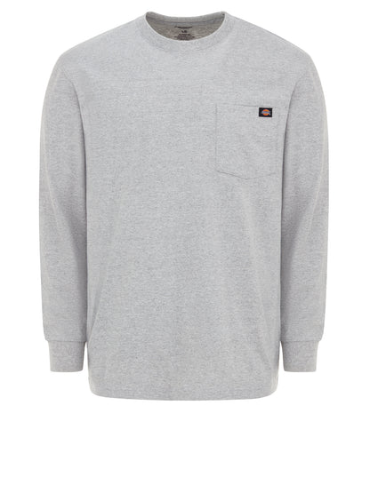 Men's Long-Sleeve Traditional Heavyweight Crew Neck - WL50 - Heather Gray