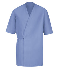Unisex 37" Collarless Butcher Wrap - WP18 - Light Blue