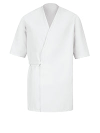 Unisex 37" Collarless Butcher Wrap - WP18 - White