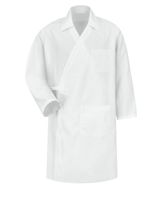 Unisex 44.5" 100 % Polyester Butcher Wrap - WS40 - White
