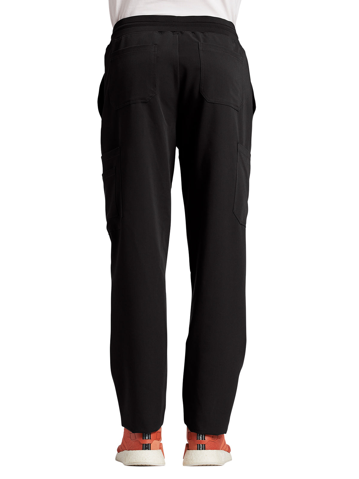 Men's 7-Pocket Straight Leg Cargo Scrub Pant - 227 - Black