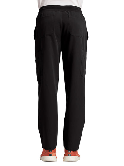 Men's 7-Pocket Straight Leg Cargo Scrub Pant - 227 - Black