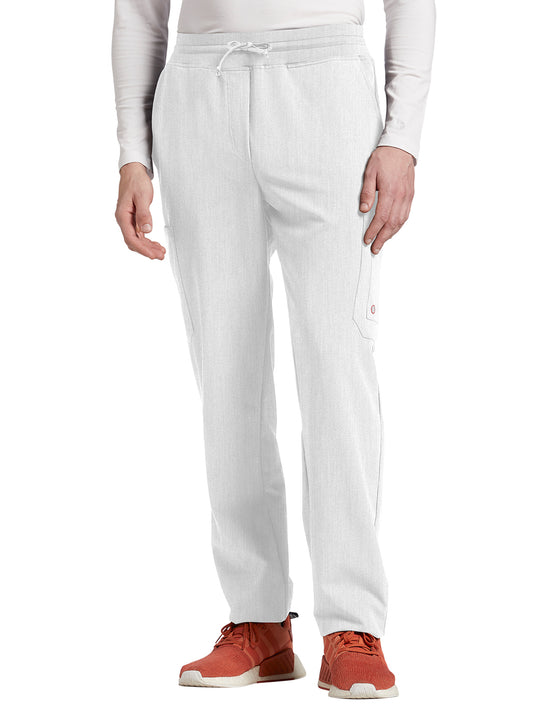 Men's 7-Pocket Straight Leg Cargo Scrub Pant - 227 - White