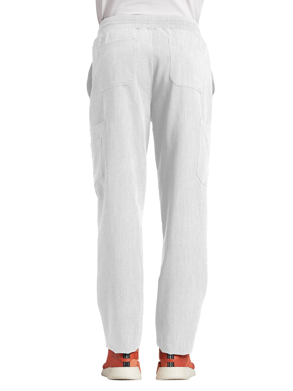 Men's 7-Pocket Straight Leg Cargo Scrub Pant - 227 - White