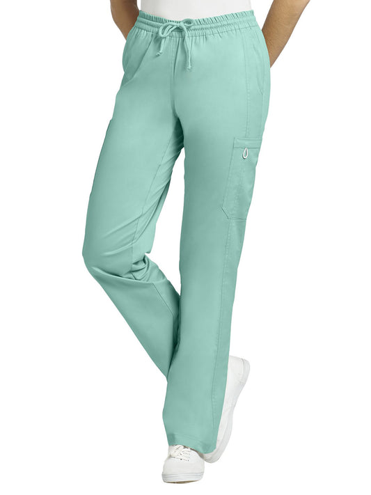 Women's Elastic Waist Pant - 308 - Magic Mint