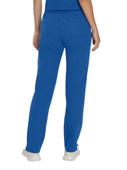 Women's 6-Pocket Low-Rise Waist Cargo Scrub Pant - 337 - Royal