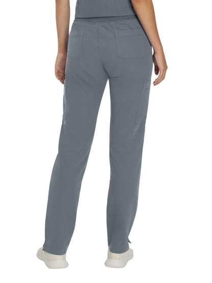 Women's 6-Pocket Low-Rise Waist Cargo Scrub Pant - 337 - Taylor Grey