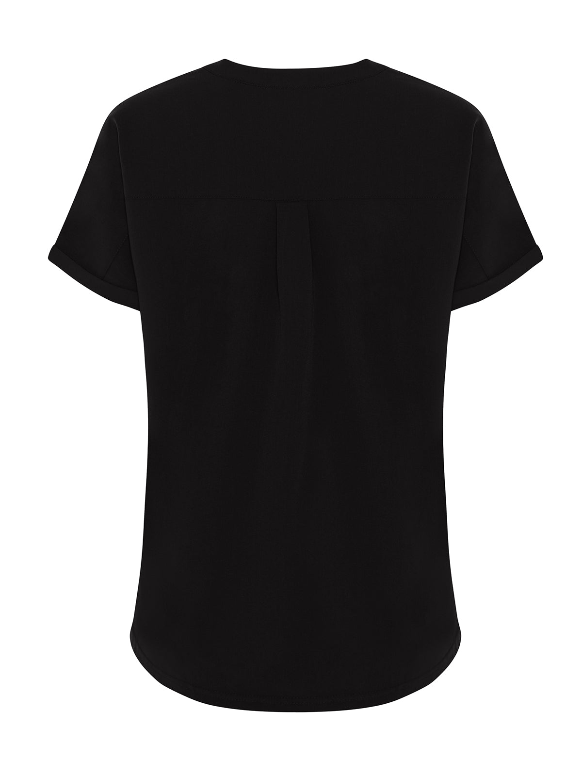 Women's Notch V-Neck Top - 750 - Black