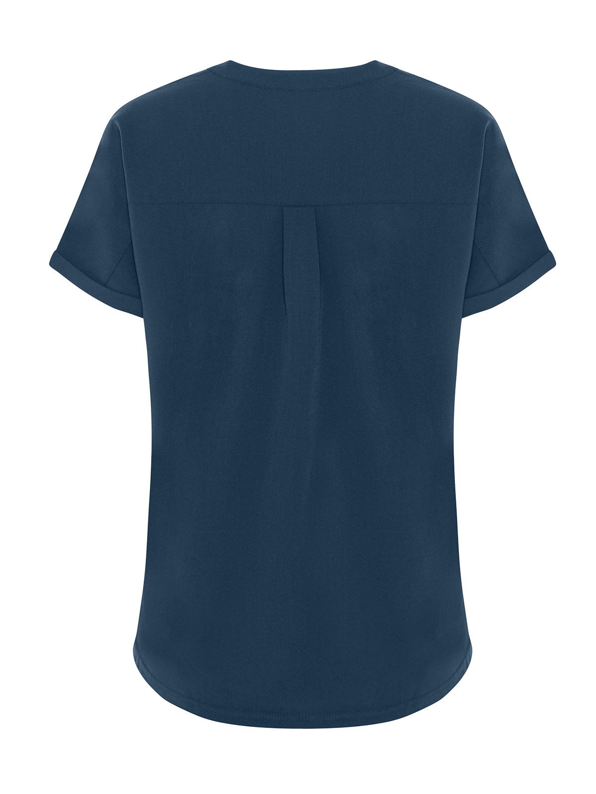 Women's Notch V-Neck Top - 750 - Navy