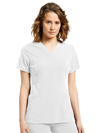 Women's Contrast Top - 755 - White