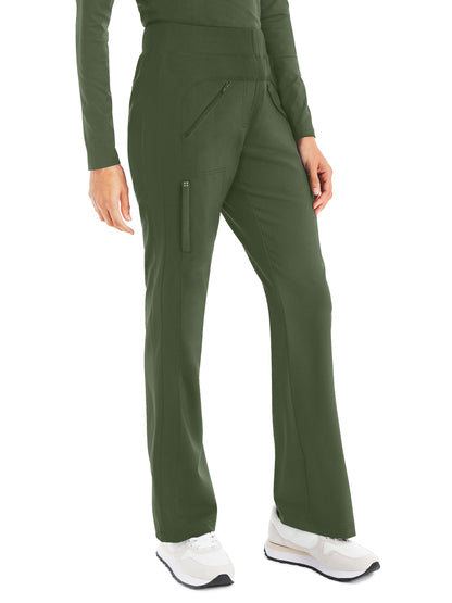 Women's Bootcut Scrub Pants - WB414 - Olive