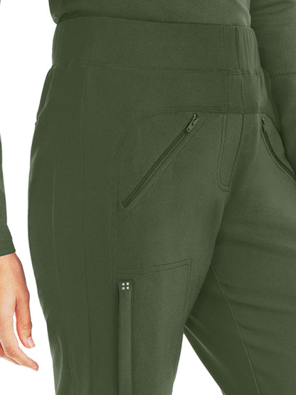 Women's Bootcut Scrub Pants - WB414 - Olive