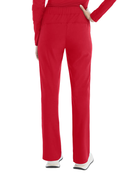 Women's Bootcut Scrub Pants - WB414 - Racing Red