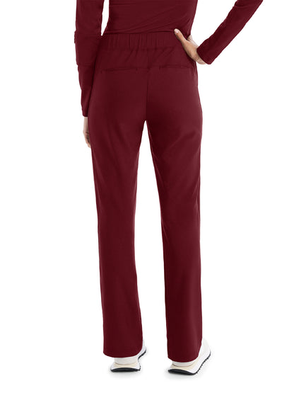 Women's Bootcut Scrub Pants - WB414 - Wine