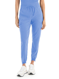 Women's Six-Pocket Hi-Low Leg Cuffs Jogger Pant - WB415 - Ceileste