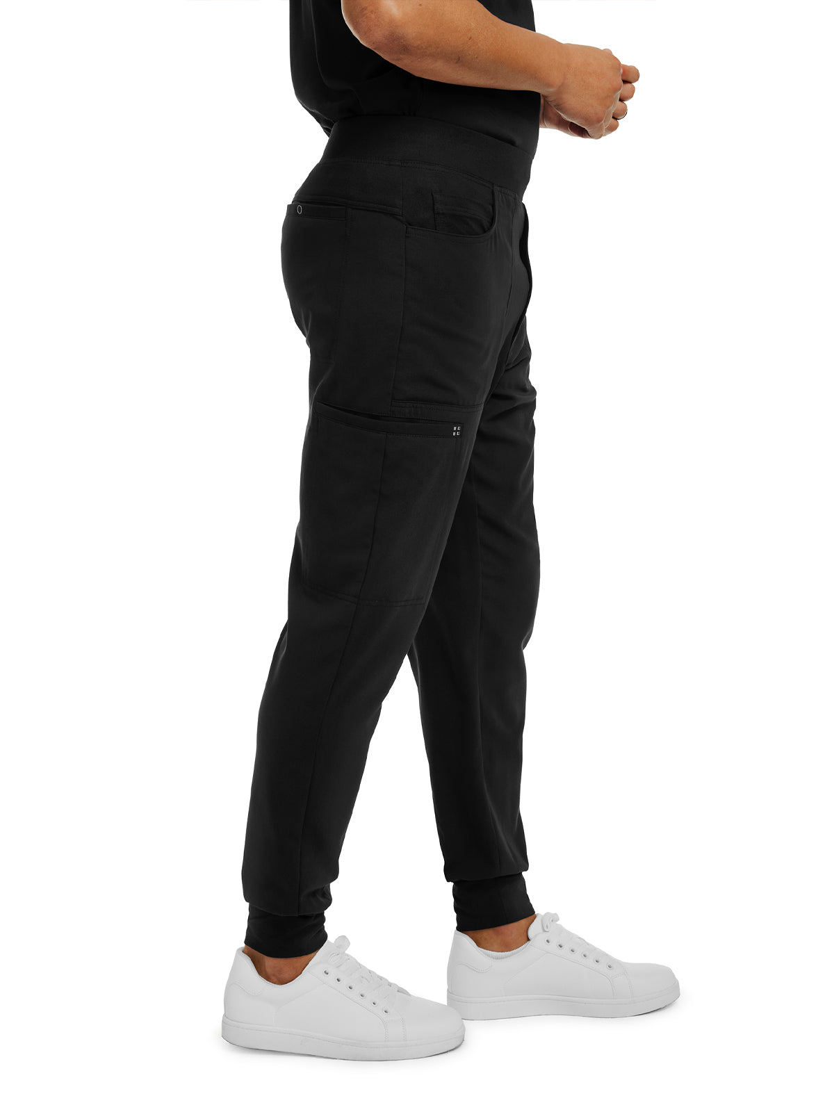 Men's Cargo Jogger Scrub Pant - WB417 - Black