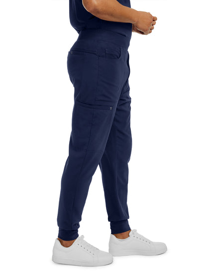 Men's Cargo Jogger Scrub Pant - WB417 - Navy