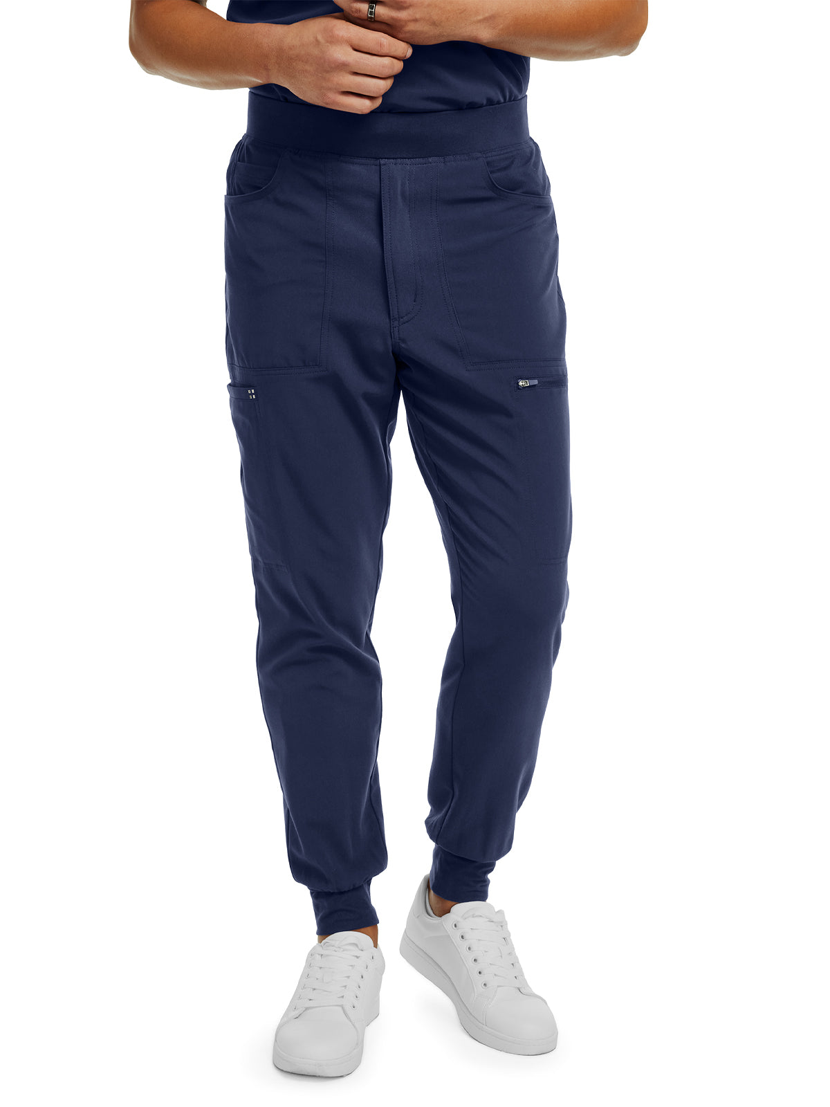 Men's Cargo Jogger Scrub Pant - WB417 - Navy