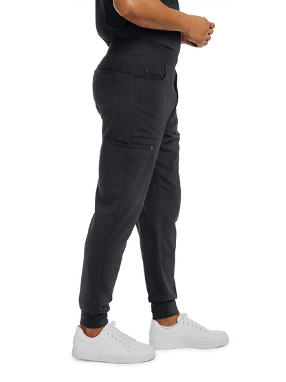 Men's Cargo Jogger Scrub Pant - WB417 - Pewter