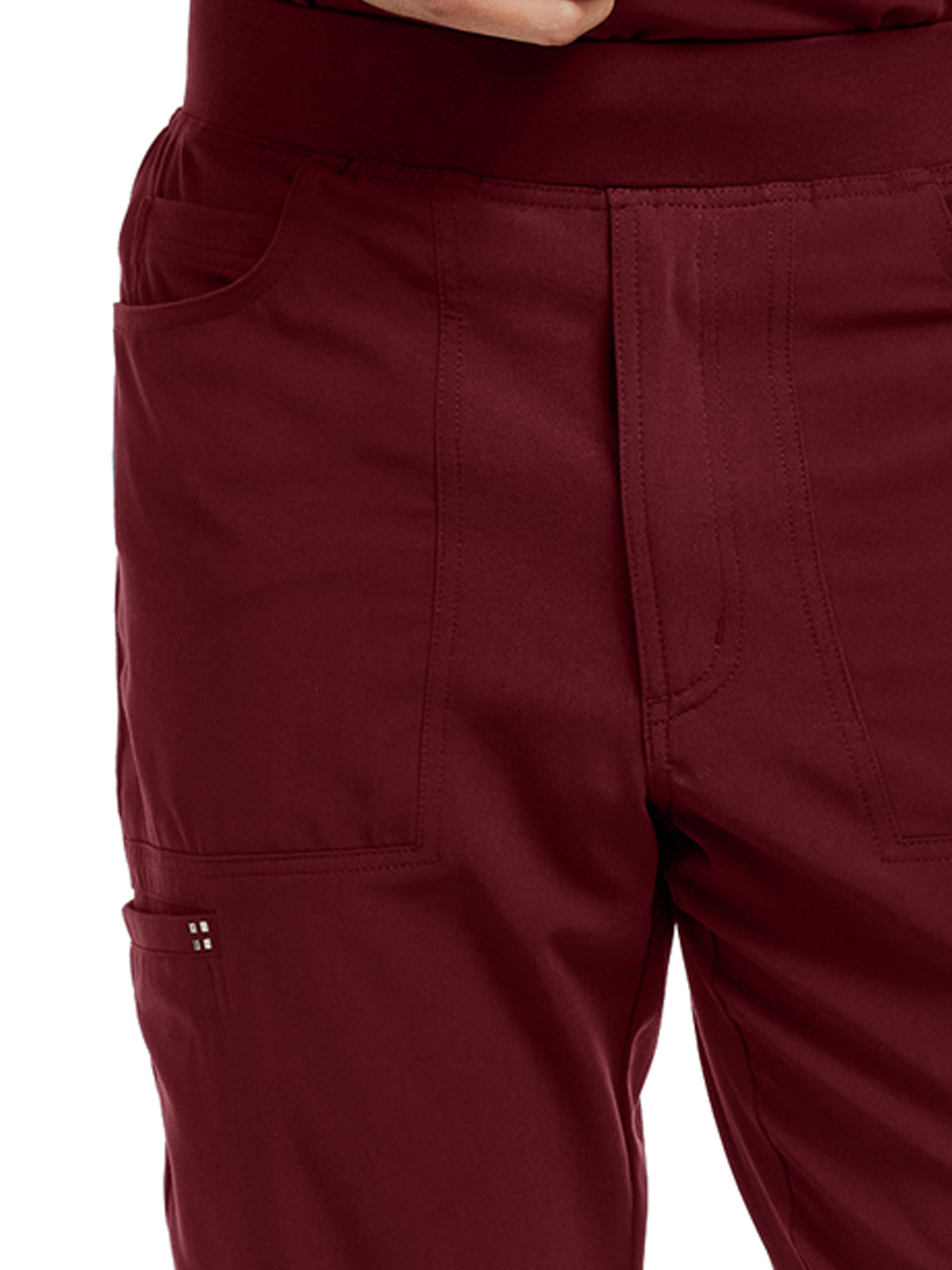 Men's Cargo Jogger Scrub Pant - WB417 - Wine