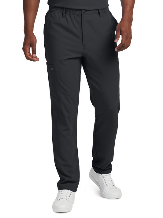 Men's 7-Pocket Tapered Leg Cargo Scrub Pant - WB418 - Pewter