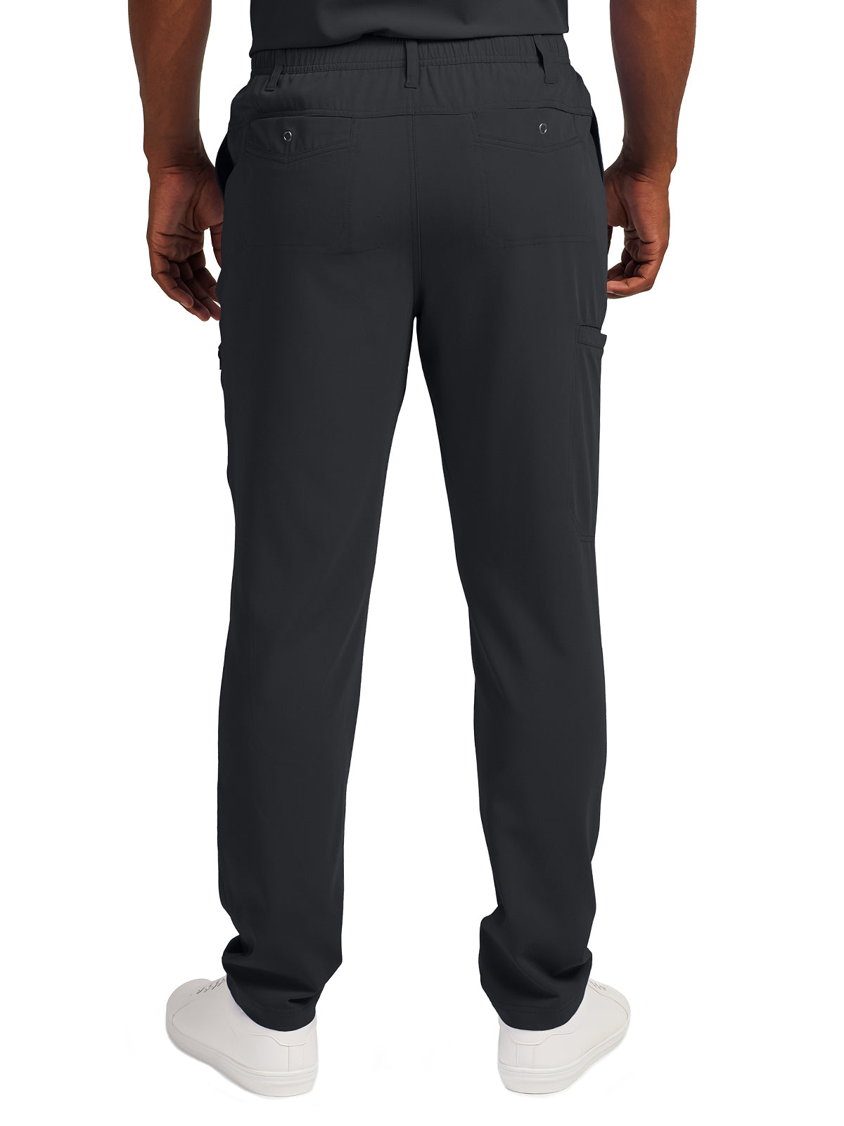 Men's 7-Pocket Tapered Leg Cargo Scrub Pant - WB418 - Pewter