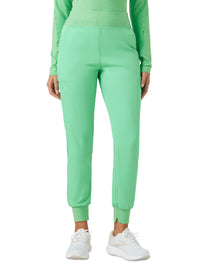Women's Six-Pocket Knitted Waistband Jogger Pant - WB420 - Mint Julep