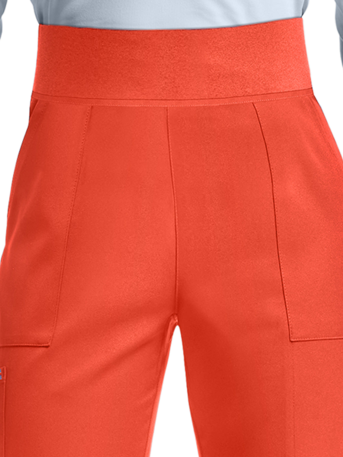 Women's Wide-Leg 6-Pocket Scrub Pant - WB421 - CORAL SUNSET