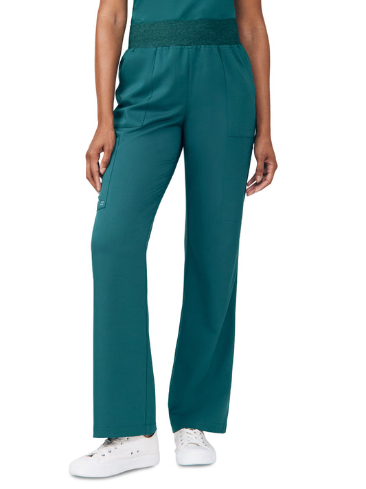 Women's Wide-Leg 6-Pocket Pant - WB421 - Fern