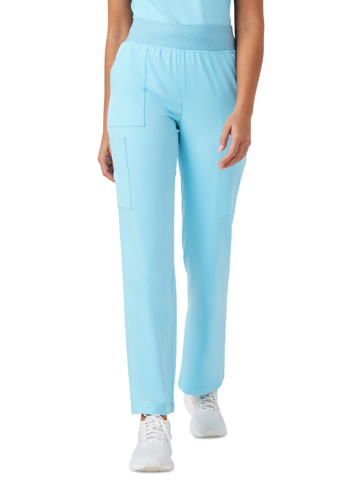 Women's Wide-Leg 6-Pocket Pant - WB421 - Island Blue