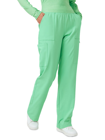 Women's Six-Pocket Wide-leg Pant - WB421 - Mint Julep