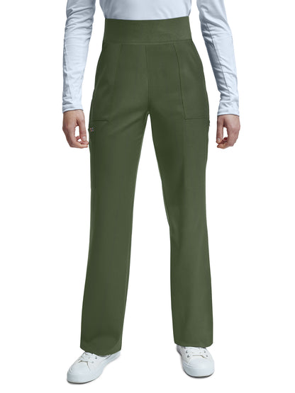 Women's Wide-Leg 6-Pocket Pant - WB421 - Olive