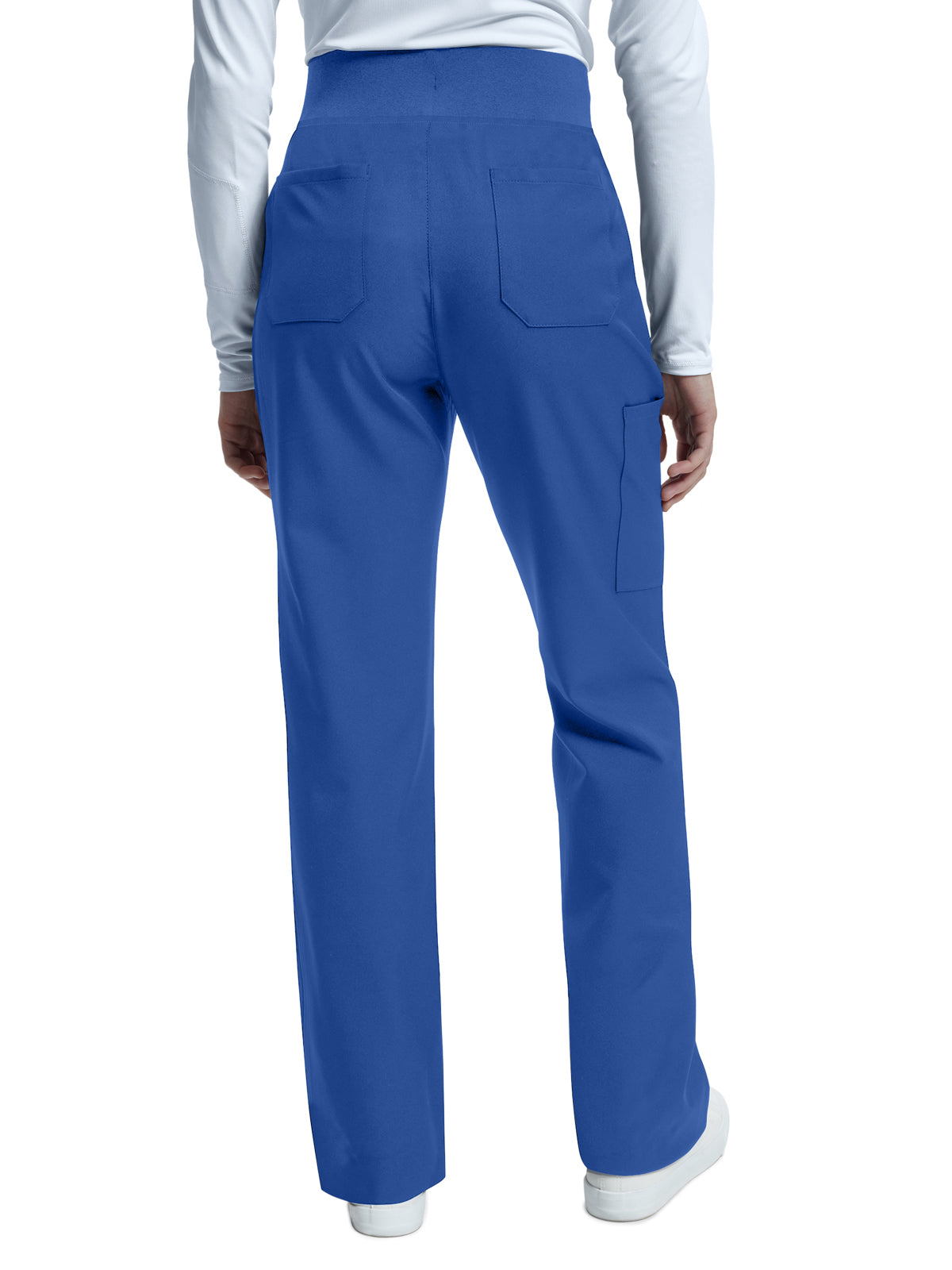 Women's Wide-Leg 6-Pocket Scrub Pant - WB421 - Royal