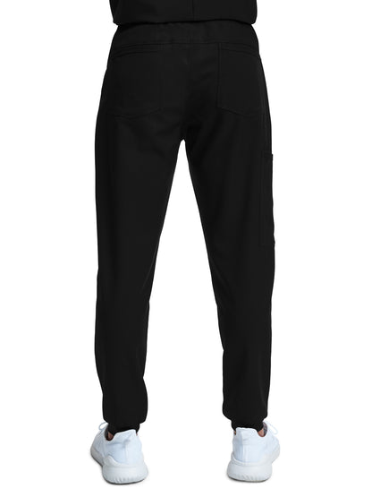 Men's Internal Drawstring Jogger Scrub Pant - WB431 - Black