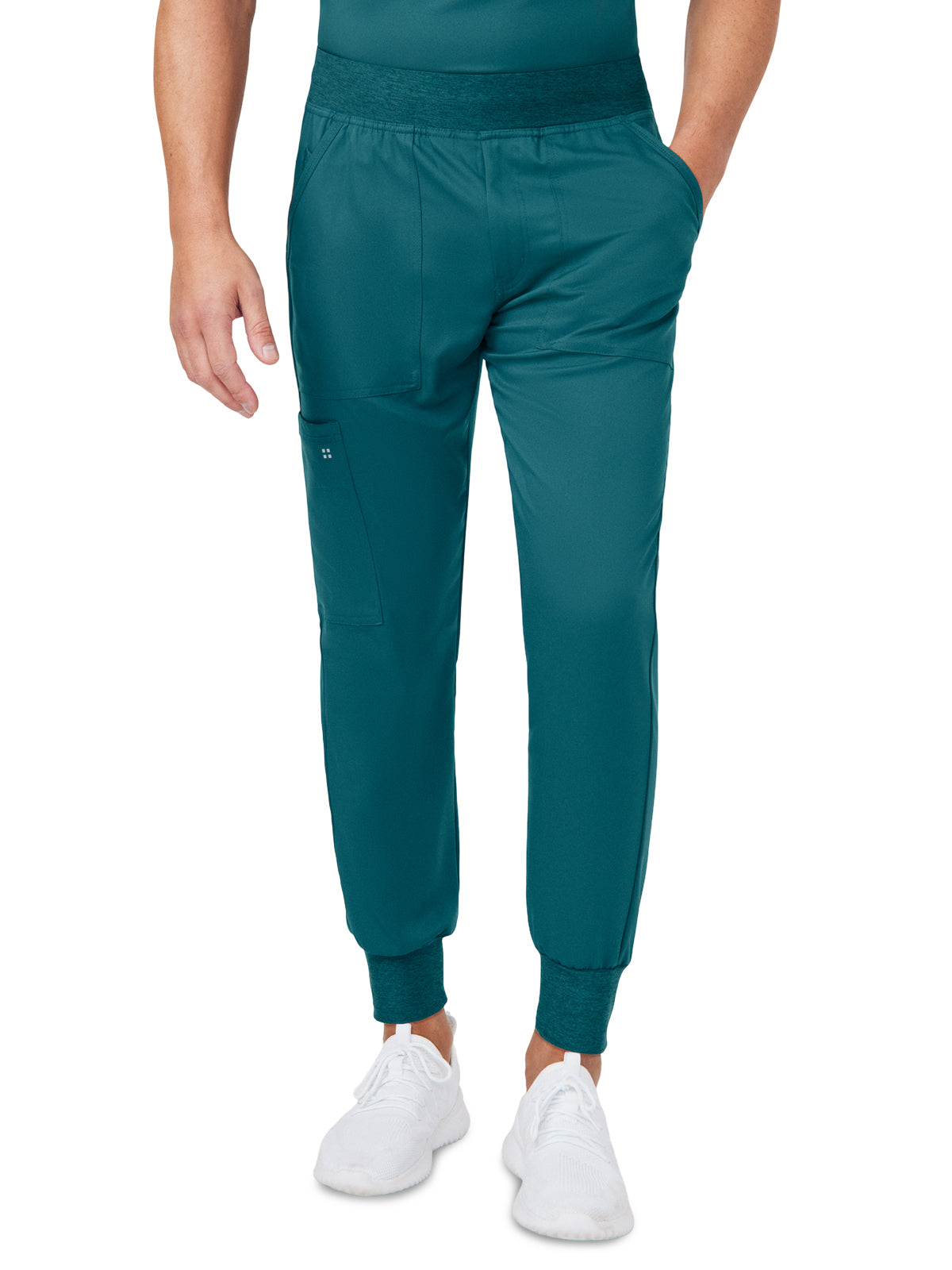 Men's Six-Pocket Internal Drawstring Jogger Pant - WB431 - Fern