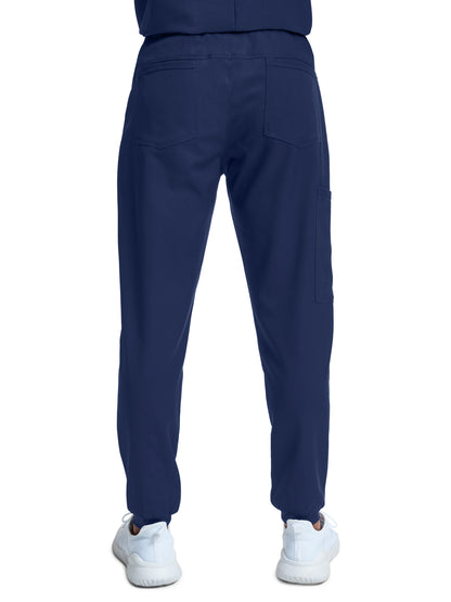 Men's Internal Drawstring Jogger Scrub Pant - WB431 - Navy