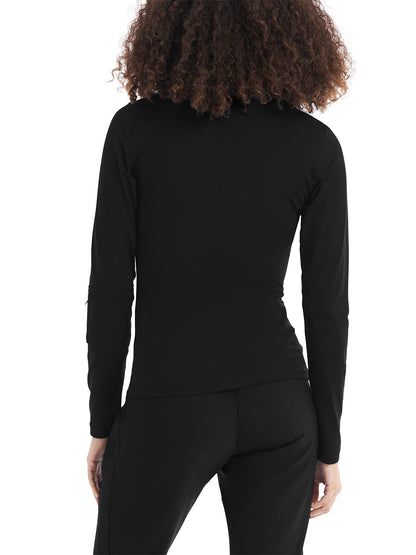 Women's Crewneck Underscrub Tee - WT130 - Black