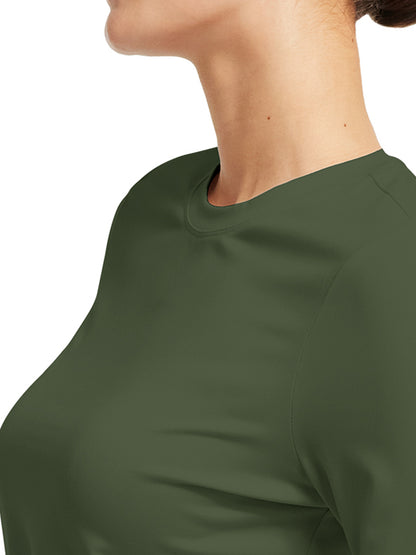 Women's Crewneck Underscrub Tee - WT130 - Olive